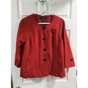 Kasper Women’s Blouse Red Size 10